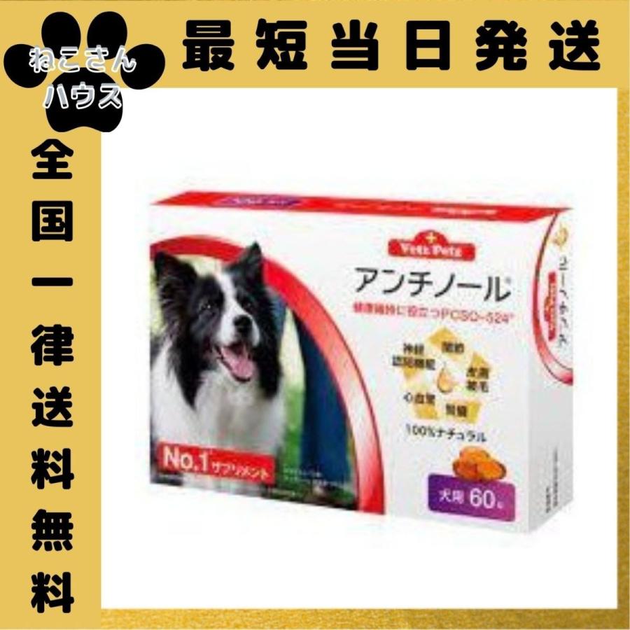 アンチノール 犬用 60粒 サプリメント An001 ねこさんハウス 通販 Yahoo ショッピング