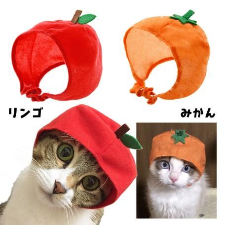 猫ちゃん専用かぶりもの フルーツ みかん 1 T013 猫の手さき 通販 Yahoo ショッピング