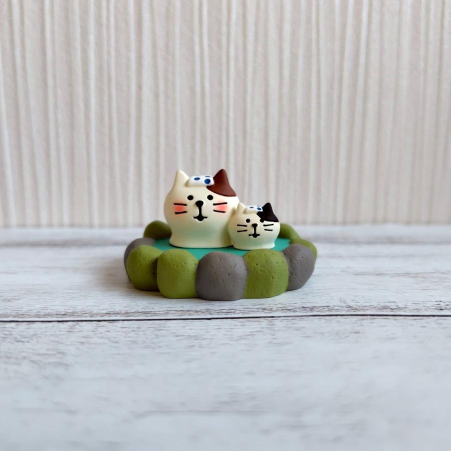 DECOLE concombre コンコンブル デコレ decole 温泉親子猫 置物