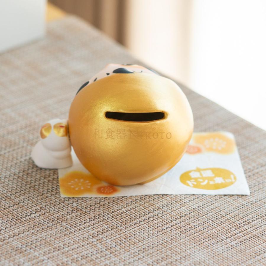 リュウコドウ どんと来い！だるま貯金箱 金/赤/緑 置物 縁起物 お土産 