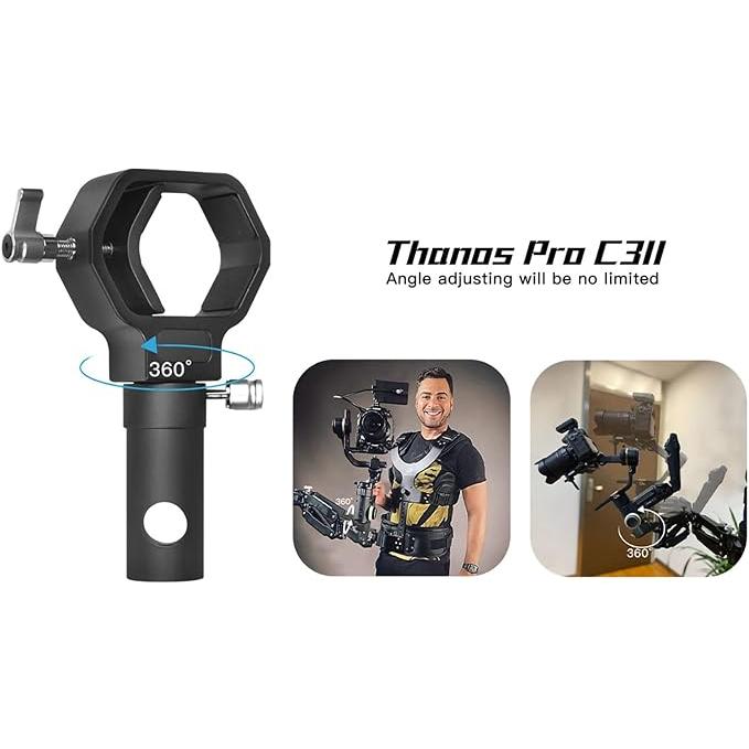 DF DIGITALFOTO THANOS PROC3 360°回転可能な調整ビデオカメラジンバル