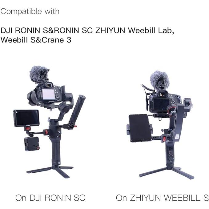DF DIGITALFOTO Weebill S/Ronin SCカメラモニターマウント 拡張プレート 回転可能マジックアーム 1/4スレッドコールドシューマウント |  | 03