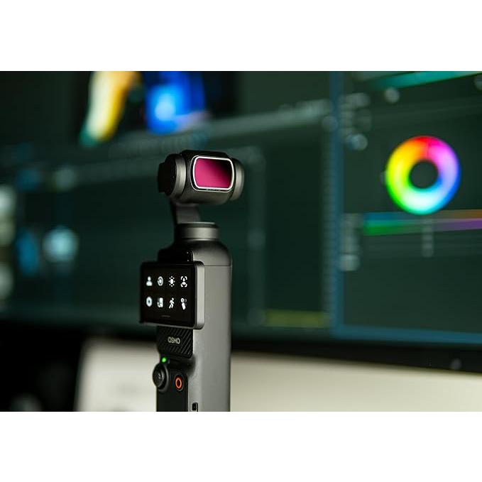Freewell DJI OSMO Pocket 3用 NDフィルター PLフィルター ND8/PL ND16/PL ND32/PL ND64/PL 遮光レンズ 水面の可視化 (All Dayキット) |  | 02