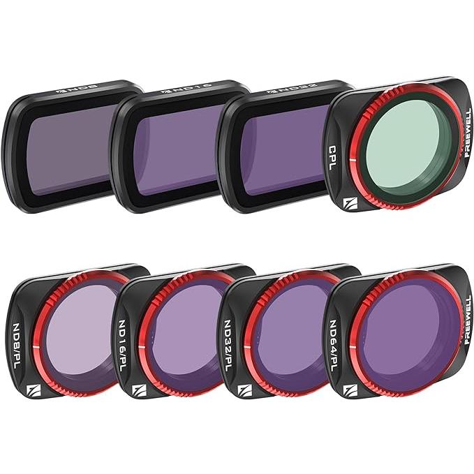 Freewell DJI OSMO Pocket 3用 NDフィルター PLフィルター ND8/PL ND16