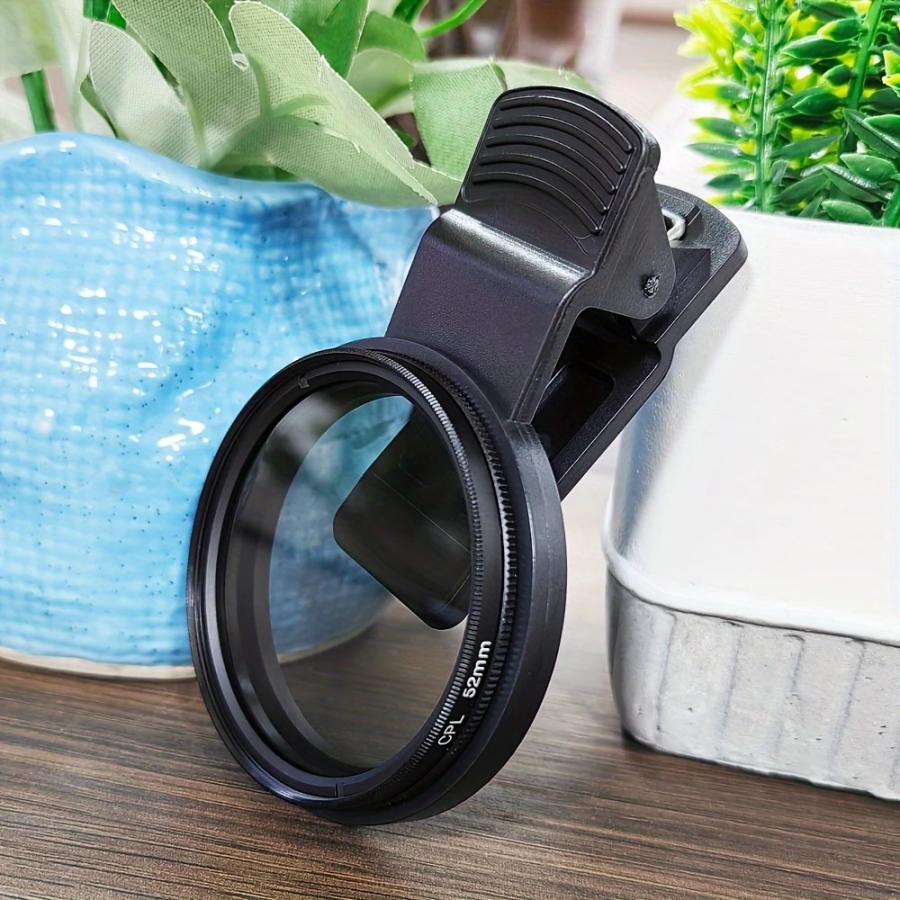 スマートフォン用カメラレンズアタッチメント CPL Ultra HD偏光レンズ、反射フィルタークリップ、画像品質向上、ほとんどのスマートフォンと互換性あり |  | 06