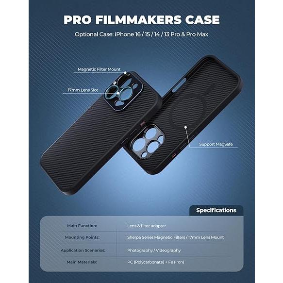 Freewell シェルパシリーズ プロフィルムメーカー iPhoneケース 17mm