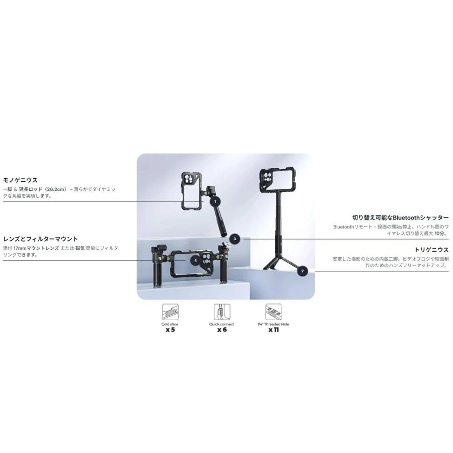 Freewell iPhone 16 Pro Max 対応 ジーニアス リグ Genius Rig 360