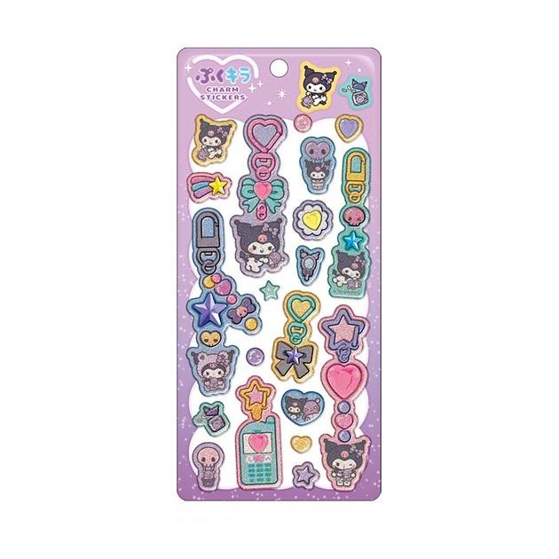 在庫あり】sanrio サンリオキャラクターズ ぷくキラチャームステッカー