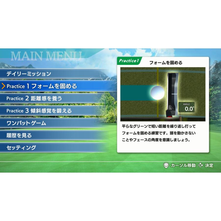 新品 Nintendo Switch おうちでゴルフ練習 パターうまくな〜る！ |  | 01