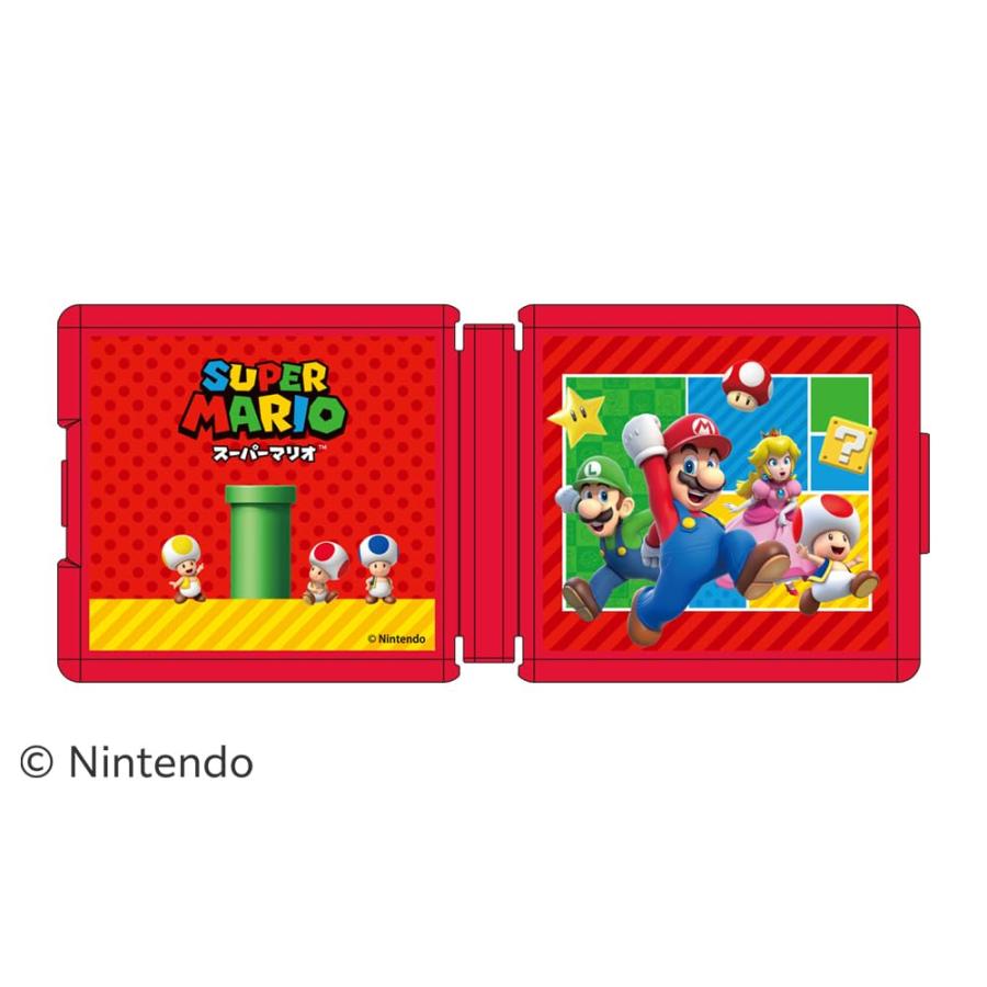 新品 Nintendo Switch専用カードケース カードポケット24  スーパーマリオ エンジョイver． |  | 01