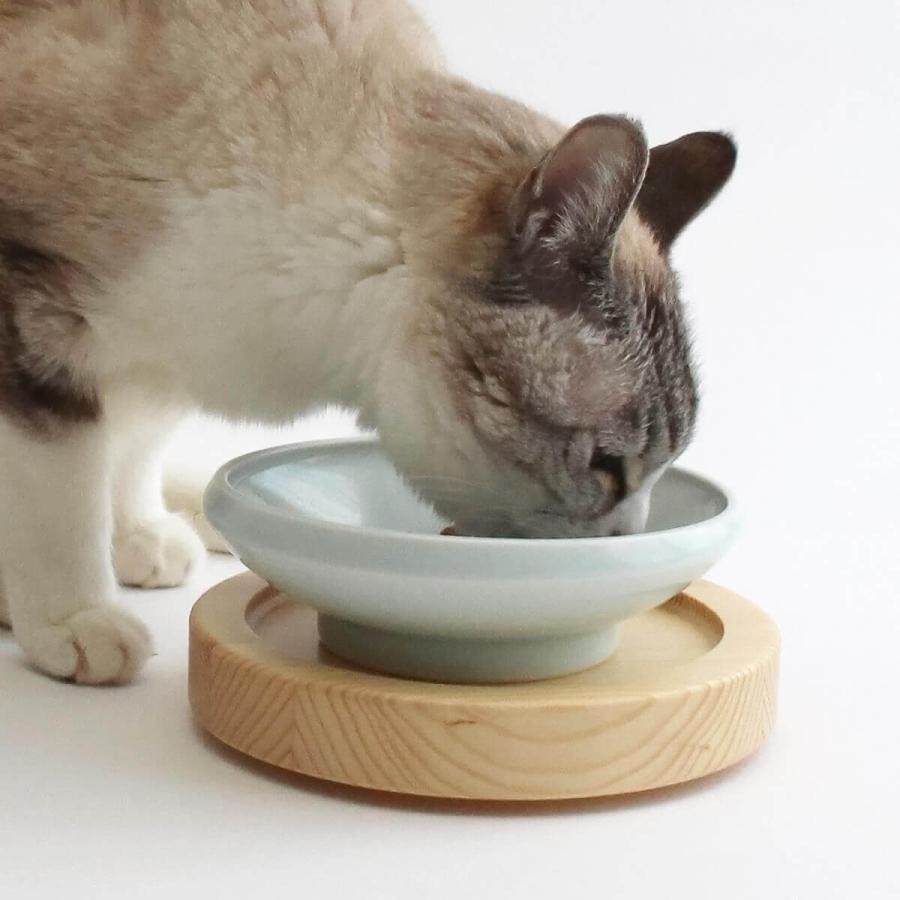 食器台 猫 食べやすい高さ まんま台 セパレート ハーフ nekozuki