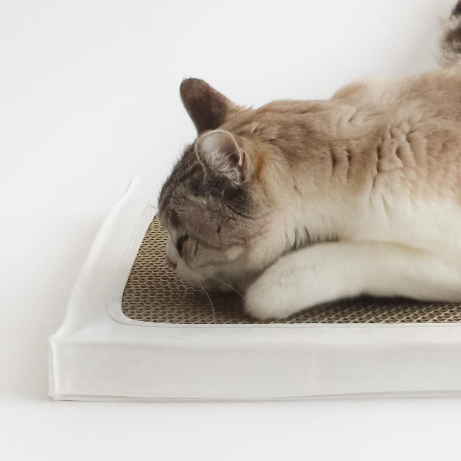 猫 爪とぎ 布製 ベッド がりがりカバー カスが出ない 研ぎブロック