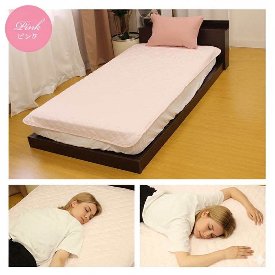 敷きパッド ダブル 和晒し ガーゼ 綿 綿100% 日本製 洗える 敷パッド