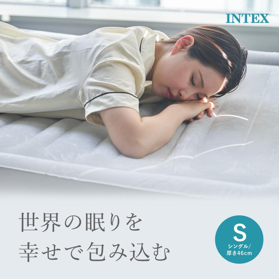 INTEX エアーベッド 電動 シングル intex エアベッド エアベット INTEX エアーベッド 電動 シングル intex エアベッド エアベット
