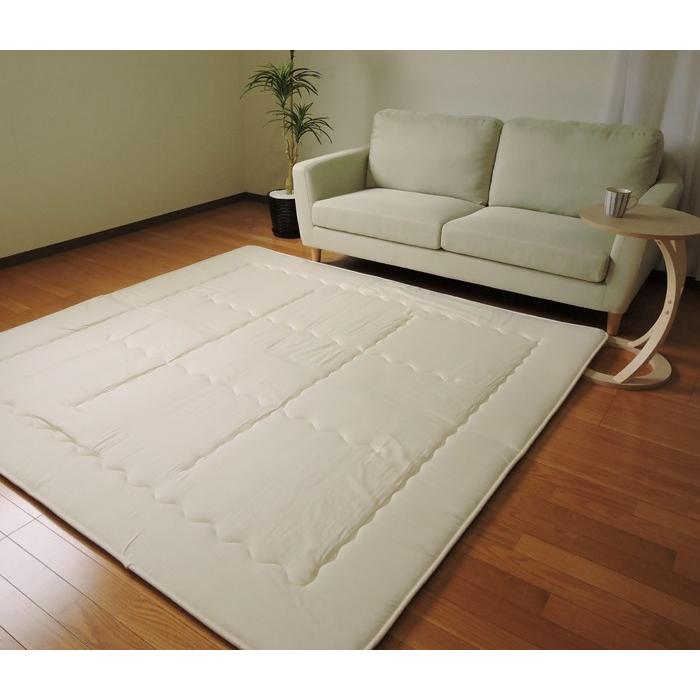 ラグマット カーペット 長方形 200×250cm 約3畳 ガーゼラグ 綿100