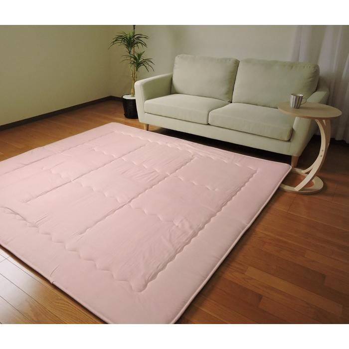 ラグマット カーペット 長方形 200×250cm 約3畳 ガーゼラグ 綿100
