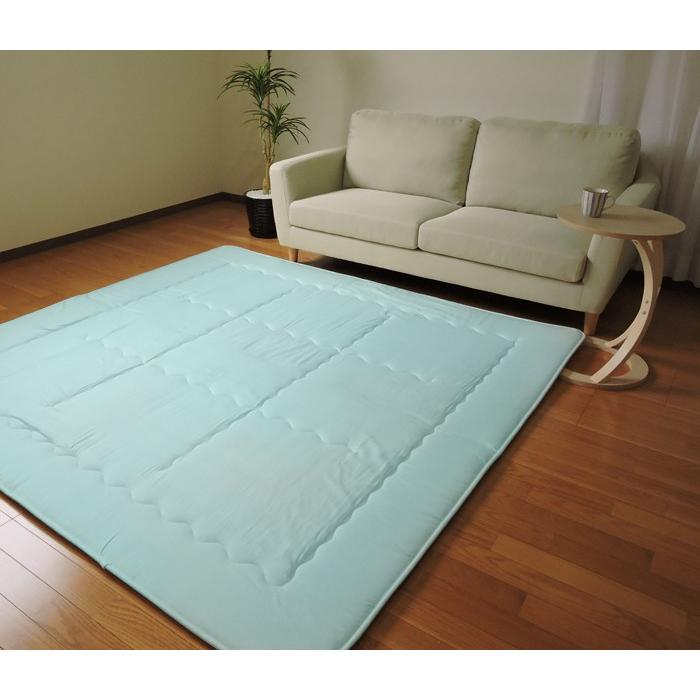 ラグマット カーペット 長方形 200×250cm 約3畳 ガーゼラグ 綿100