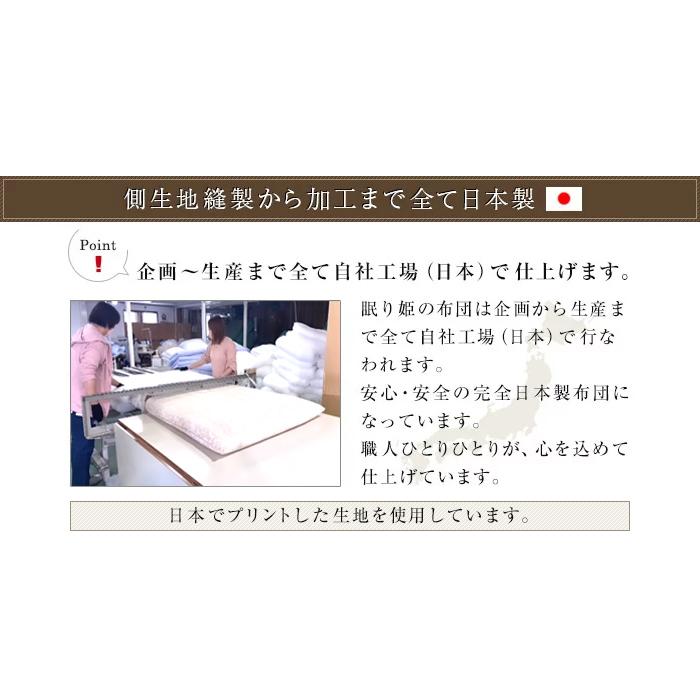 こたつ布団 長方形 こたつ敷 シンプルチェック 200×250 固綿芯 ポリエステル 敷き布団 ラグ 綿100% モダン 日本製｜nemurihime｜20