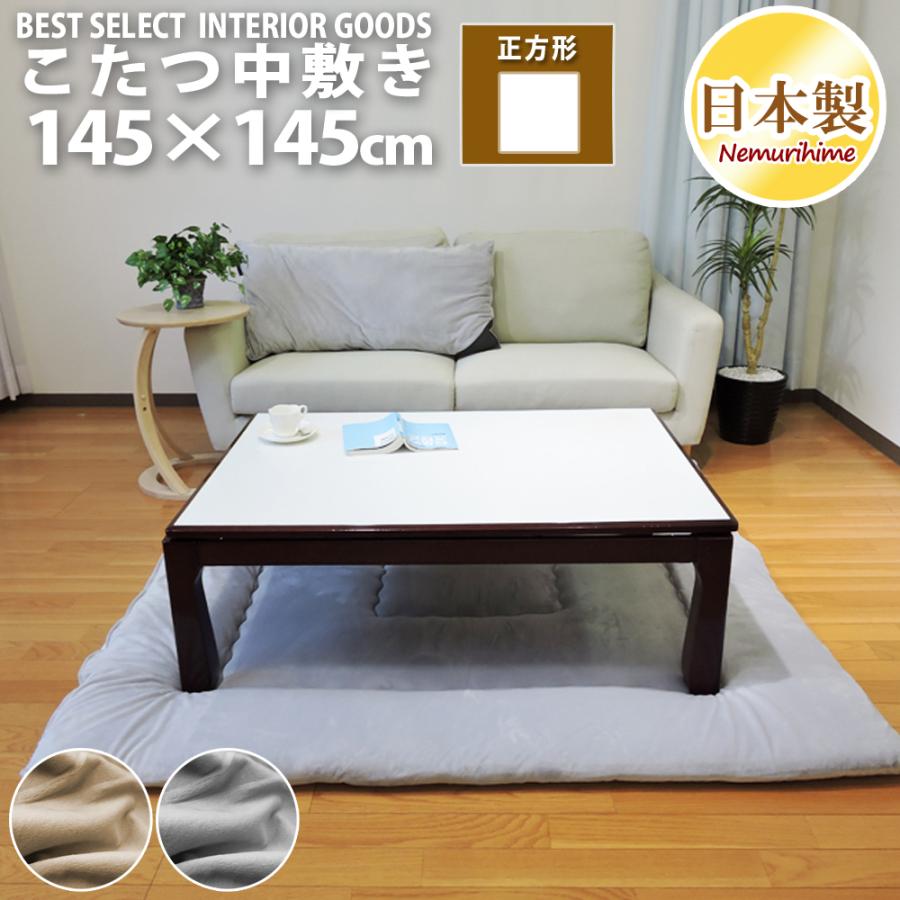 TEIJIN（テイジン） こたつ布団 中敷き 正方形 145×145cm 洗える ボア