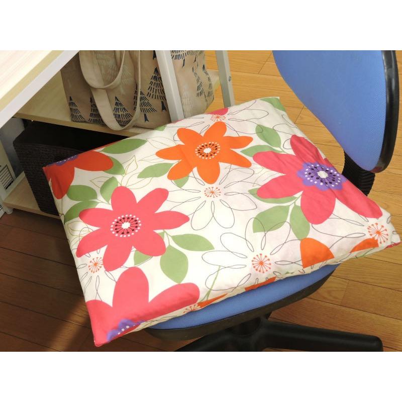 クッションカバー 45×45cm2枚セット 色柄おまかせ 折り返しタイプ