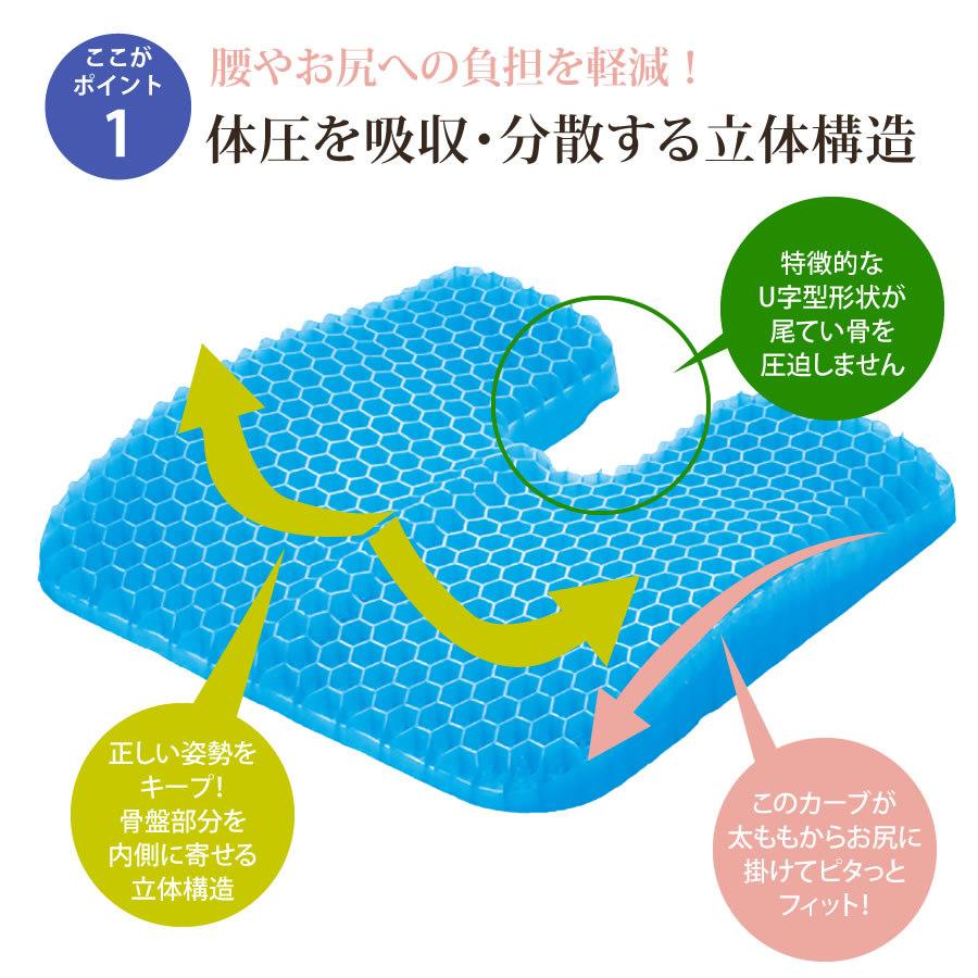 ゲルクッション 約40×39cm 整体院の先生がお勧めする NEXT GEL お尻に