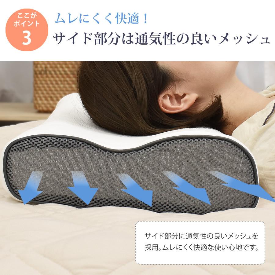まくら 整体院の先生がお勧めする洗える3Dまくら 30×50×7〜9cm 通気性