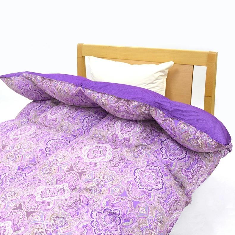 西川産業 羽毛布団 シベリアングースダウン Golden Night シングル