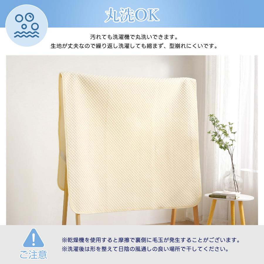 敷きパッド シングル 100X200cm 綿100% タオル地 ベッドパッド コットン パイル地 敷パット 抗菌・防臭・防ダニ加工 オールシーズン 吸湿速乾 洗える ゴム付き｜nemurinosunshop｜13