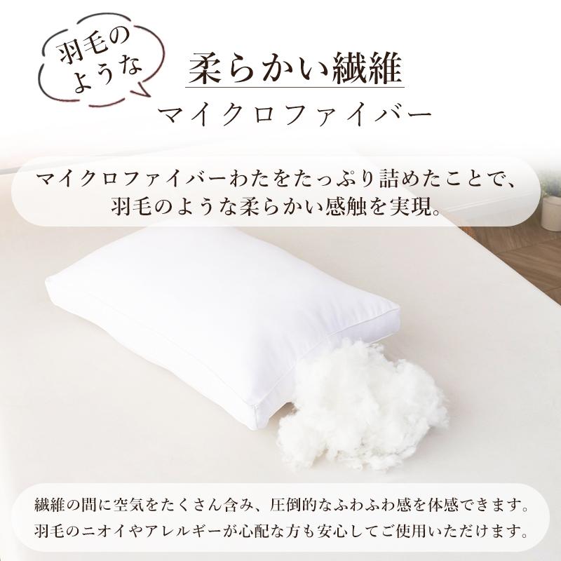 fuwawa 繊維枕 40*60 枕 ふわふわ まくら ホテル仕様 マクラ fuwawa 繊維枕 40*60 枕 ふわふわ まくら ホテル仕様 マクラ