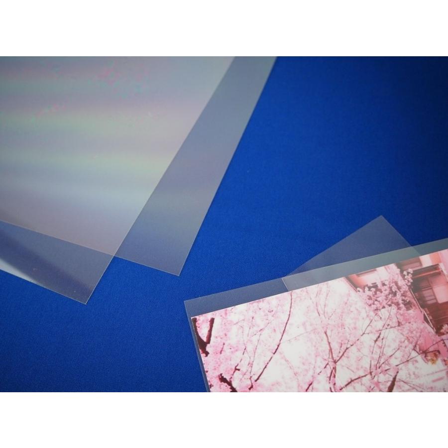 0.1mm厚 透明PETフィルム 粘着シート (フィルムセパ)　295mm×210ｍｍ　１０枚入り【表面保護として使用出来、美観及び耐久性を高めます。】｜nenchaku-tapeya｜02