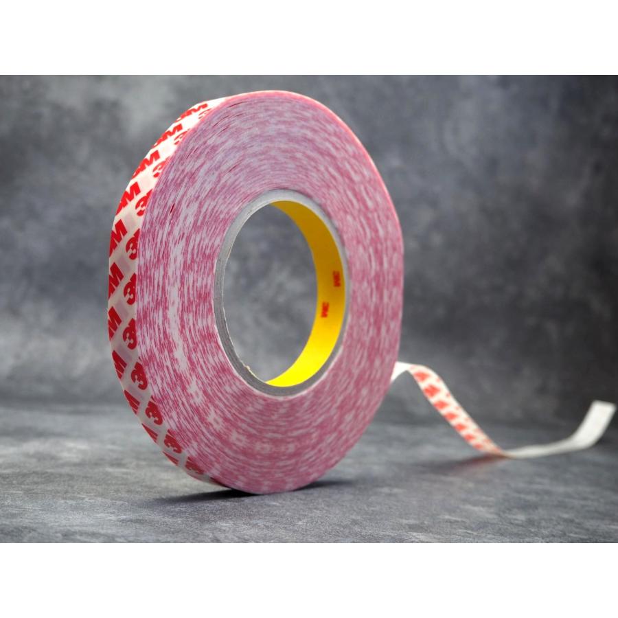 15mm「3M PETフィルム基材 両面粘着テープ GPT-020F 15mm幅×50m巻 1本」屋内外のディスプレイや看板の取り付け及び ...