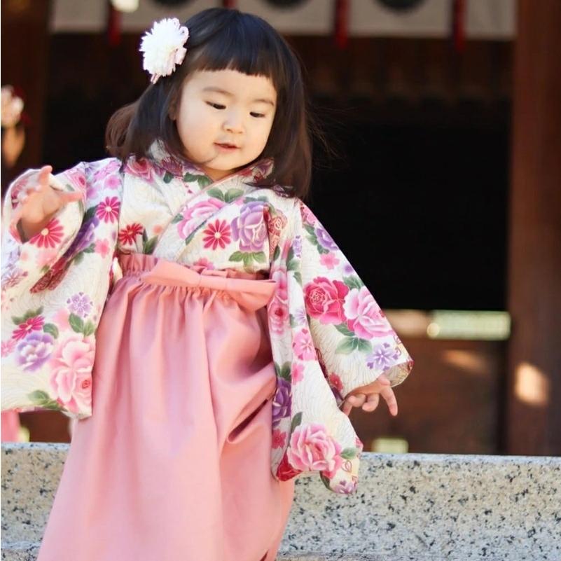 キッズ 七五三 花 髪飾り 春色はんなりマムとタッセル和飾り ベビー  