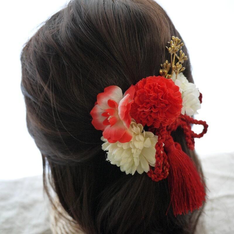 七五三 髪飾り 和 ヘアアクセサリー 6本セット 和飾りヘッドドレス