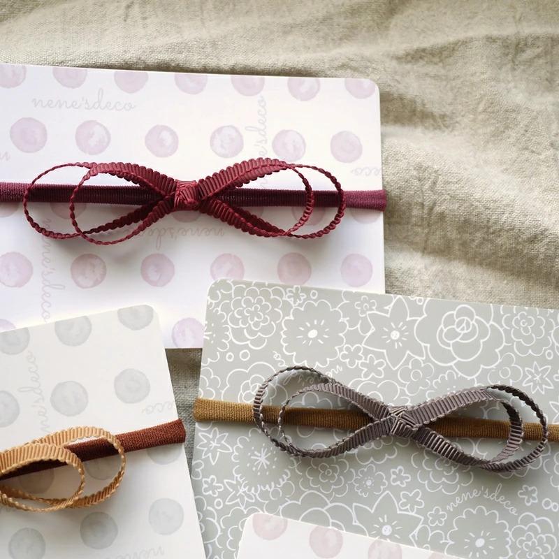 新作♡新色追加*選べるベビーリボンヘアゴム&ヘアクリップ*ハンドメイド NO.117 3つ花】ベビーヘアクリップ♡ヘアゴム