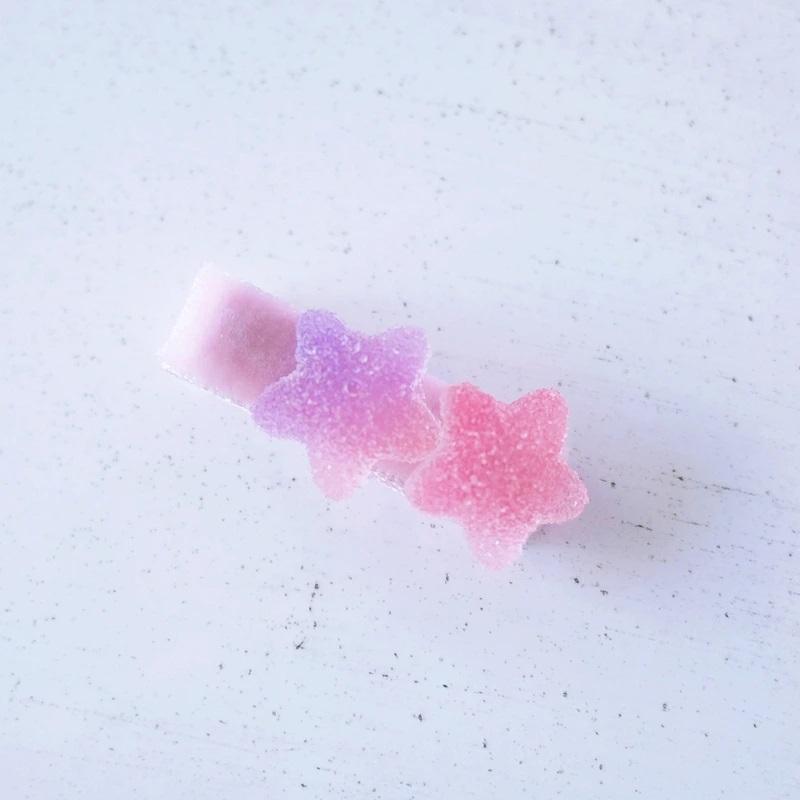 ベビー ヘアクリップ 赤ちゃん Star gummy ベビーヘアクリップ