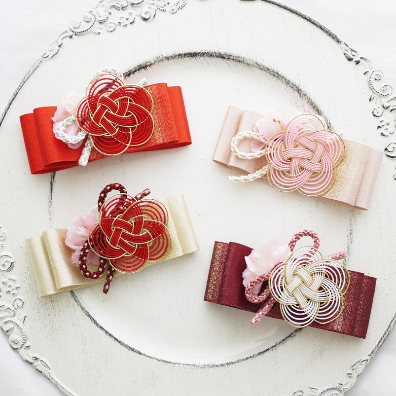 キッズ ひな祭り ベビー ヘアバンド 和 ヘアアクセサリー はんなり金糸