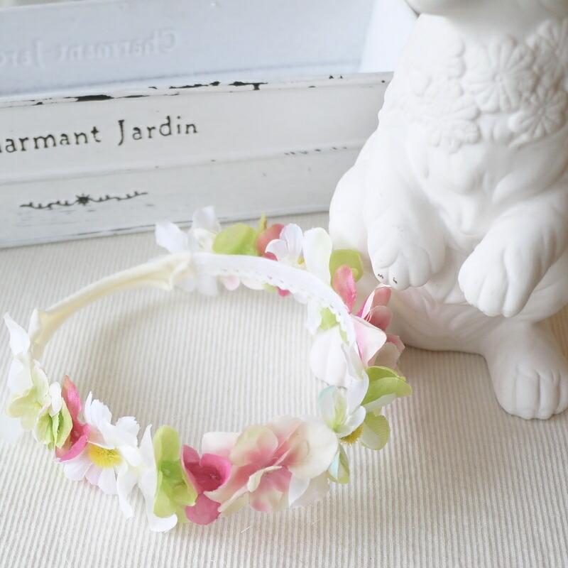 ヘアバンド ベビー 花冠ヘアバンド キャンディーアナベルとフレッシュマーガレット 赤ちゃん ハーフバースデー ガーランド はなかんむり ティアラ ネネズデコ 通販 Yahoo ショッピング