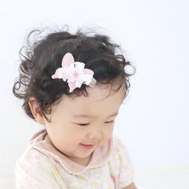 コットンレースコラージュ キッズヘアクリップ ヘアアクセサリー クリップ ベビー キッズ 赤ちゃん 前髪 子ども 花 髪飾り 髪留め 女の子 ネネズデコ 通販 Yahoo ショッピング