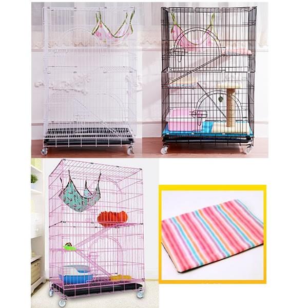送料無料】【カラー3色】キャットケージ2段（ペット/猫/ペットケージ