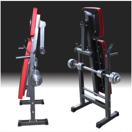 送料無料】角度調整可能 バーベル台付きマルチプレスベンチ・ベンチ