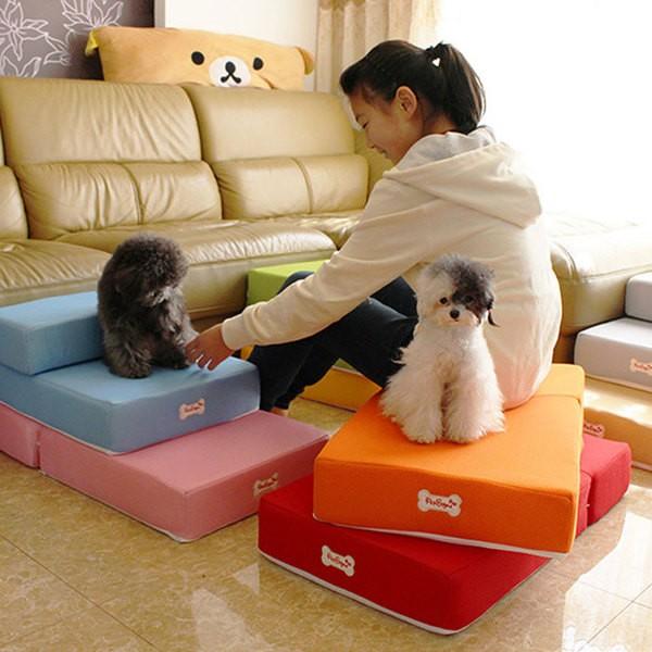 送料無料 ドッグステップlite 愛犬用階段 ペット 猫 ヘルニア予防 スロープ クッション Litestep Nenett 通販 Yahoo ショッピング