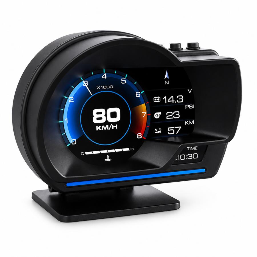 OBD2 GPS マルチメーター HUD 車載メーター スピードメーター 水温計