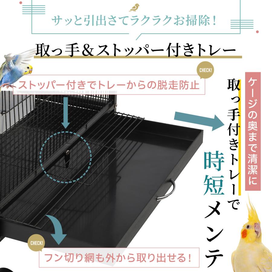 CAGE ONE 鳥かご 天井オープン 低重心 三角 屋根型 バードケージ 鳥