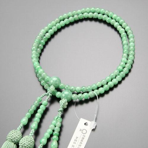翡翠数珠2連用