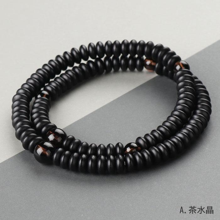 数珠 パワーストーン はな花 【選べる天然石5種】数珠ブレスレット 108