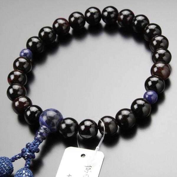 数珠　深蘇芳 本紫檀 梵天カガリ房（深蘇芳） 浄土宗 女性用本式数珠 ｜ 数珠・念珠