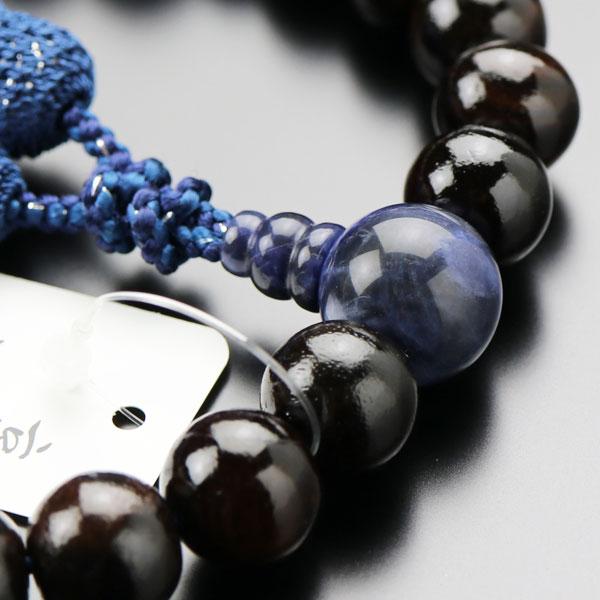 数珠　深蘇芳 本紫檀 梵天カガリ房（深蘇芳） 浄土宗 女性用本式数珠 ｜ 数珠・念珠