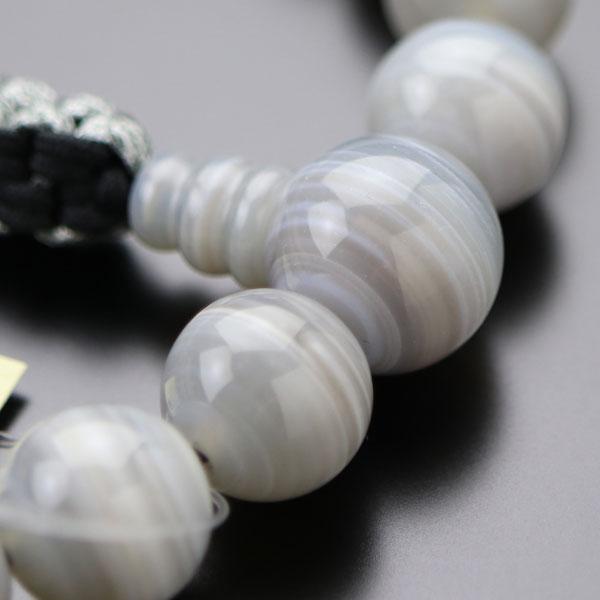 数珠 パワーストーン はな花 ≪特別価格≫浄土真宗 数珠 男性用 22玉
