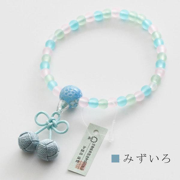 【送料無料】≪選べる5色≫数珠 子供用 さくらんぼ房 | 数珠 パワーストーン はな花 | 05