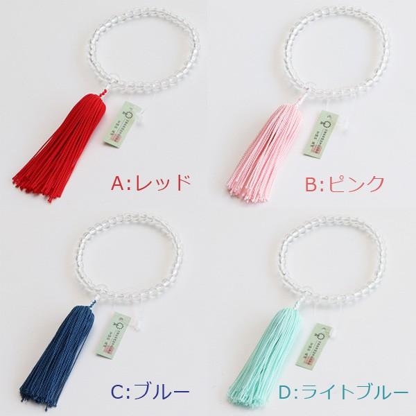 【送料無料】≪選べる7種類≫数珠 子供用 おしゃれ 葬式 葬儀 | 数珠 パワーストーン はな花 | 01